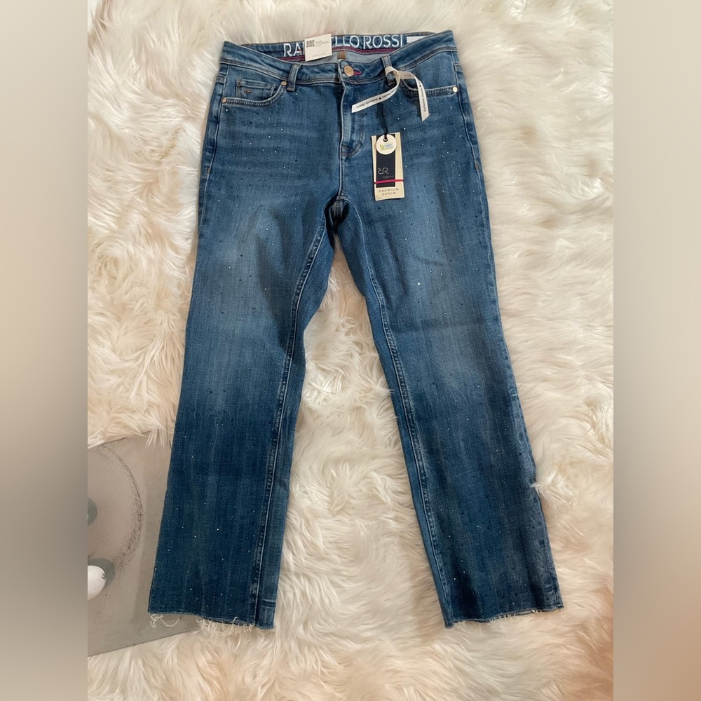 🛑🛑🛑RAFFAELLO ROSSI CROPPED JEANS